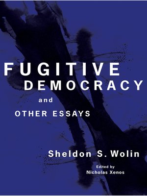 cover image of Fugitive Democracy
